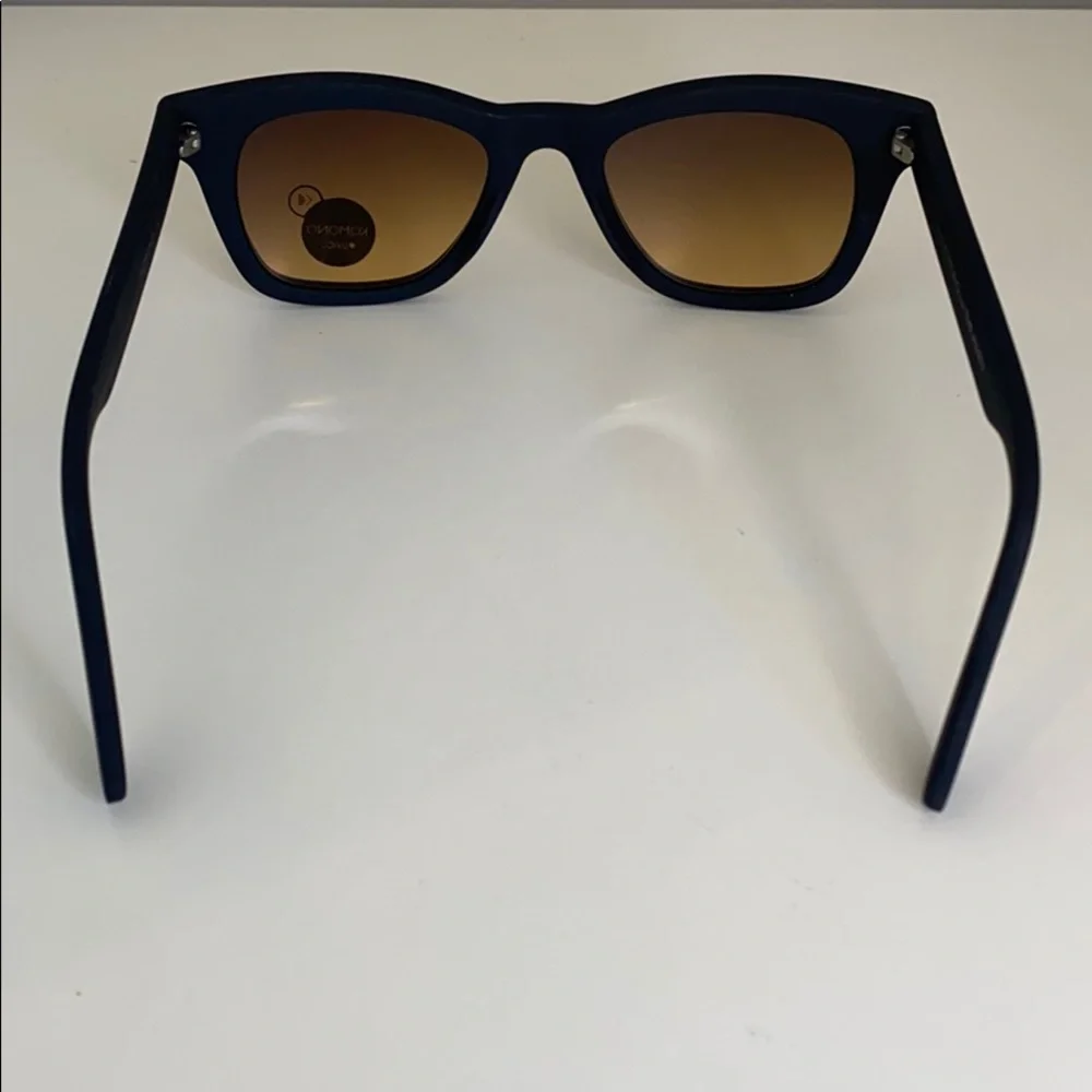 Komono New Allen Black Rubber Sunglasses NEW
